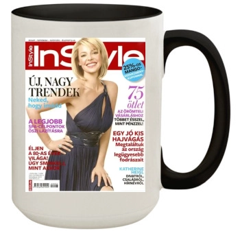 Katherine Heigl 15oz Colored Inner & Handle Mug