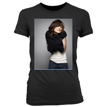 Keira Knightley Women's Junior Cut Crewneck T-Shirt