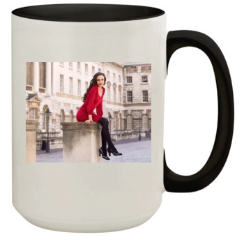 Elizabeth Jagger 15oz Colored Inner & Handle Mug