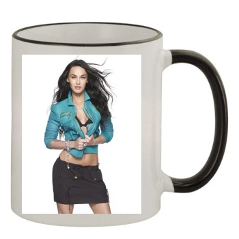 Megan Fox 11oz Colored Rim & Handle Mug