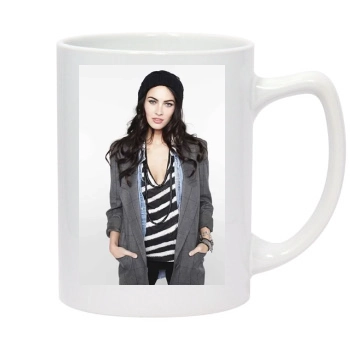 Megan Fox 14oz White Statesman Mug