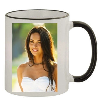 Megan Fox 11oz Colored Rim & Handle Mug