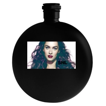 Megan Fox Round Flask