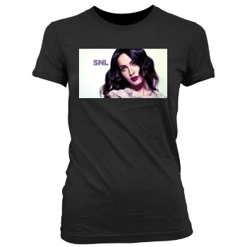 Megan Fox Women's Junior Cut Crewneck T-Shirt