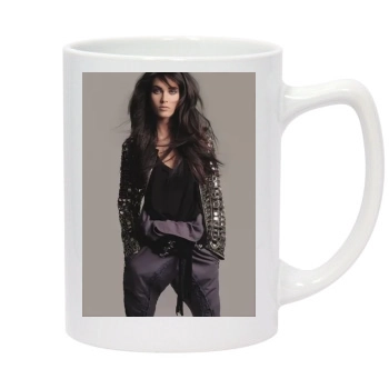 Megan Fox 14oz White Statesman Mug