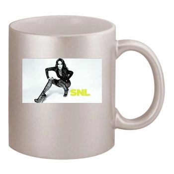 Megan Fox 11oz Metallic Silver Mug