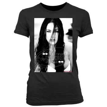 Megan Fox Women's Junior Cut Crewneck T-Shirt