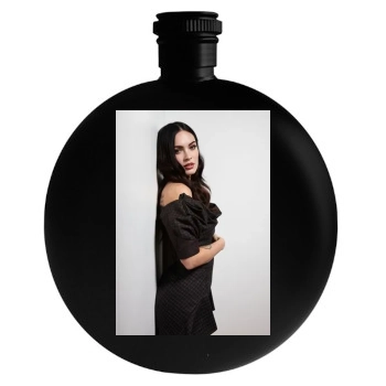 Megan Fox Round Flask