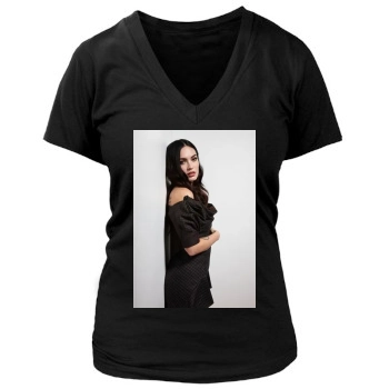 Megan Fox Women's Deep V-Neck TShirt