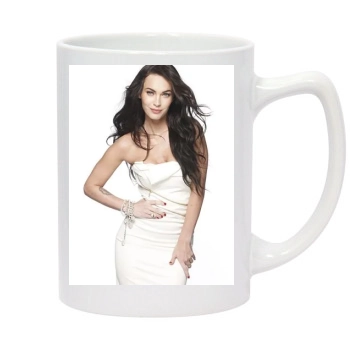 Megan Fox 14oz White Statesman Mug