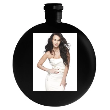 Megan Fox Round Flask