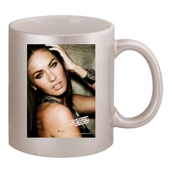 Megan Fox 11oz Metallic Silver Mug