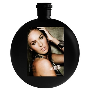 Megan Fox Round Flask