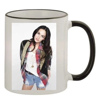 Megan Fox 11oz Colored Rim & Handle Mug