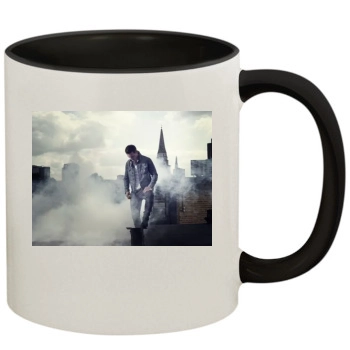 Luke Evans 11oz Colored Inner & Handle Mug