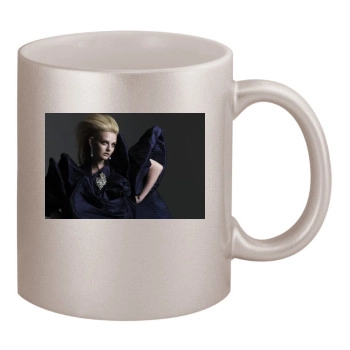 Lydia Hearst 11oz Metallic Silver Mug