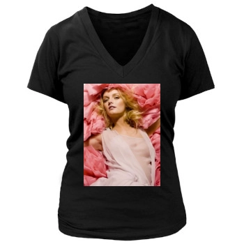 Lydia Hearst Women's Deep V-Neck TShirt