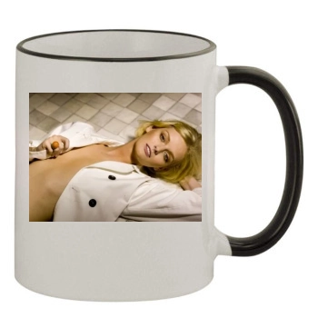 Lydia Hearst 11oz Colored Rim & Handle Mug