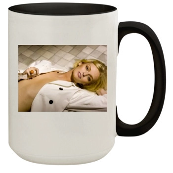 Lydia Hearst 15oz Colored Inner & Handle Mug