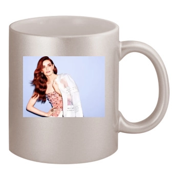 Lydia Hearst 11oz Metallic Silver Mug