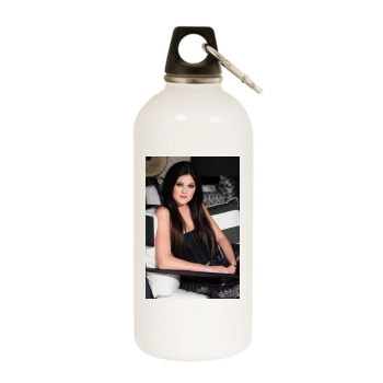 Kylie Jenner White Water Bottle With Carabiner