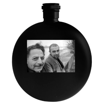 Sean Connery Round Flask