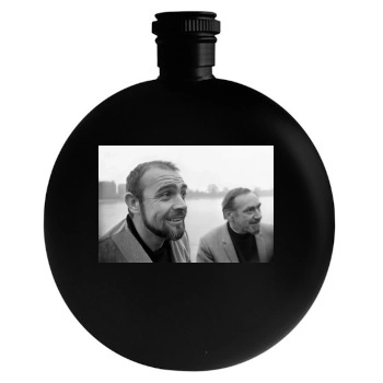 Sean Connery Round Flask