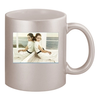 Willa Holland 11oz Metallic Silver Mug