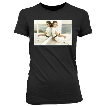 Willa Holland Women's Junior Cut Crewneck T-Shirt