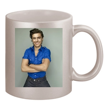 Zac Efron 11oz Metallic Silver Mug