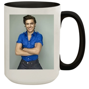 Zac Efron 15oz Colored Inner & Handle Mug