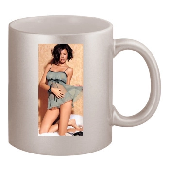 Adriana Lima 11oz Metallic Silver Mug