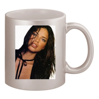 Adriana Lima 11oz Metallic Silver Mug