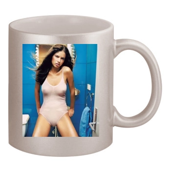 Adriana Lima 11oz Metallic Silver Mug