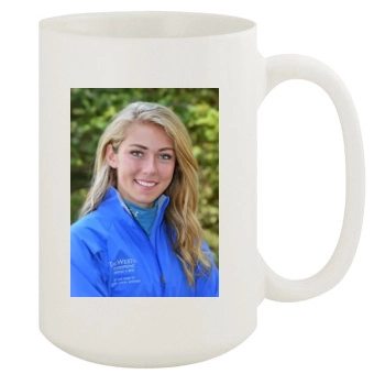 Mikaela Shiffrin 15oz White Mug