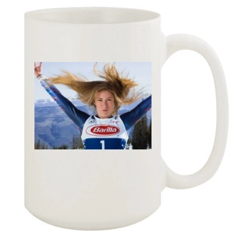 Mikaela Shiffrin 15oz White Mug