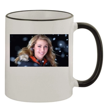 Mikaela Shiffrin 11oz Colored Rim & Handle Mug