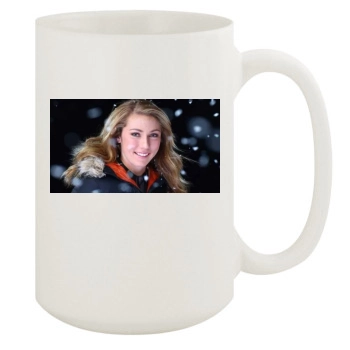 Mikaela Shiffrin 15oz White Mug