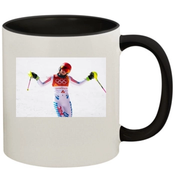 Mikaela Shiffrin 11oz Colored Inner & Handle Mug