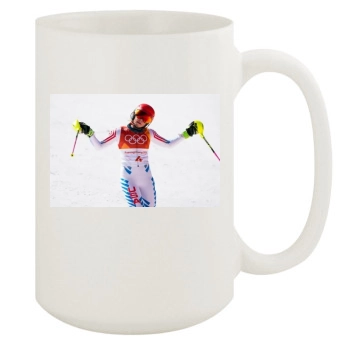 Mikaela Shiffrin 15oz White Mug