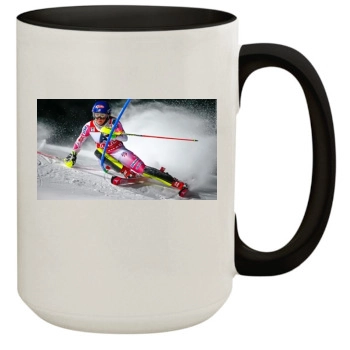 Mikaela Shiffrin 15oz Colored Inner & Handle Mug