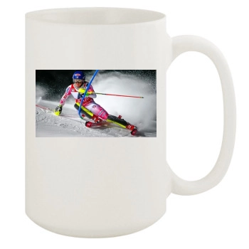 Mikaela Shiffrin 15oz White Mug