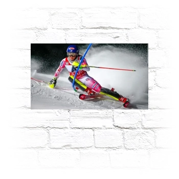 Mikaela Shiffrin Metal Wall Art