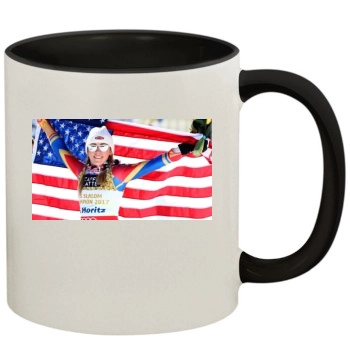 Mikaela Shiffrin 11oz Colored Inner & Handle Mug