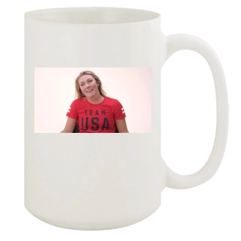 Mikaela Shiffrin 15oz White Mug