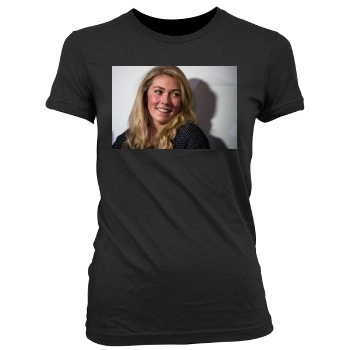 Mikaela Shiffrin Women's Junior Cut Crewneck T-Shirt