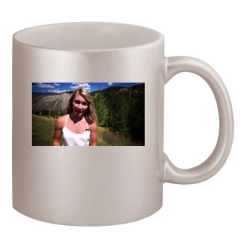 Mikaela Shiffrin 11oz Metallic Silver Mug