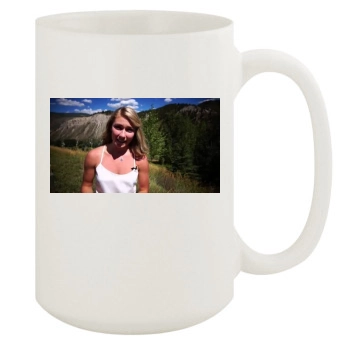 Mikaela Shiffrin 15oz White Mug