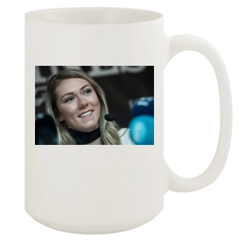 Mikaela Shiffrin 15oz White Mug