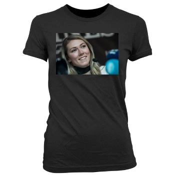 Mikaela Shiffrin Women's Junior Cut Crewneck T-Shirt